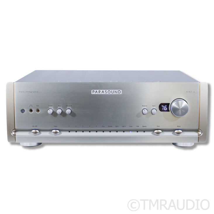 Parasound Halo HINT 6 Stereo Integrated Amplifier; Silver