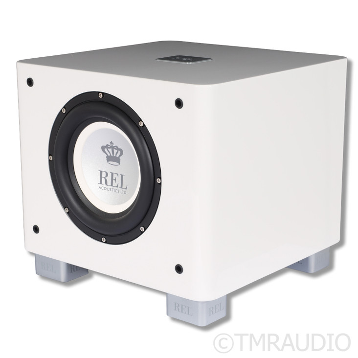 REL Acoustics T/7x 8" Powered Subwoofer; Piano White