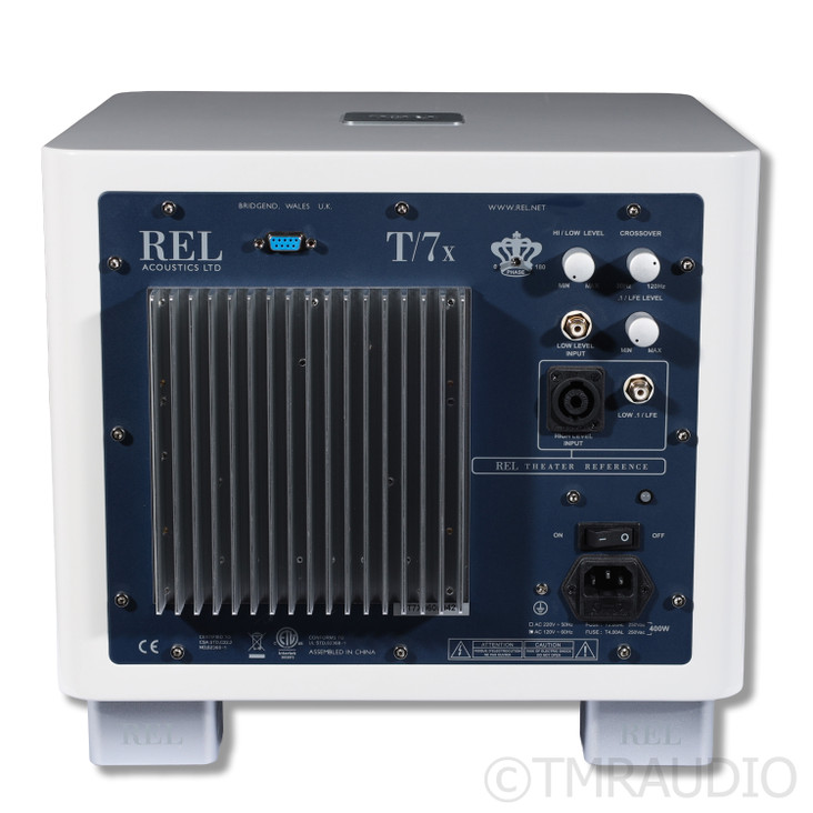 REL Acoustics T/7x 8" Powered Subwoofer; Piano White