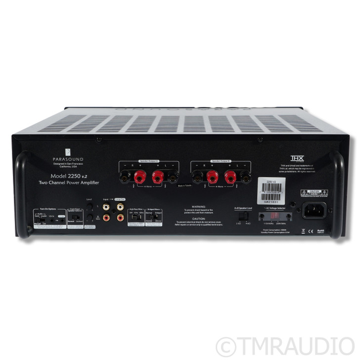 Parasound NewClassic 2250 v.2 Stereo Power Amplifier