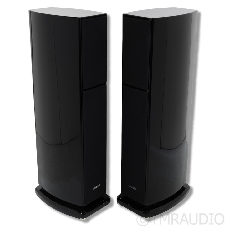 Canton Reference 8K Floorstanding Speakers; Piano Black Pair (Demo w/ Warranty)