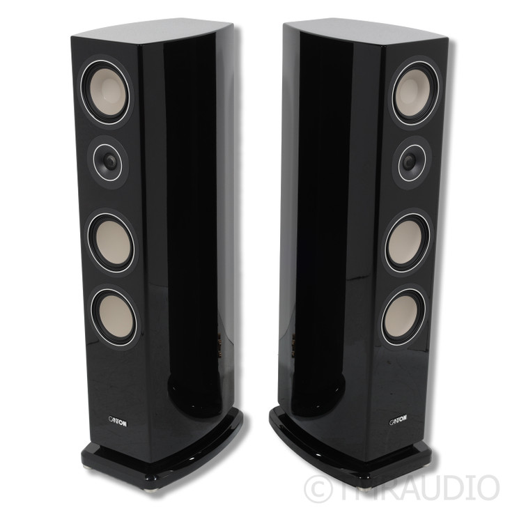 Canton Reference 8K Floorstanding Speakers; Piano Black Pair (Demo w/ Warranty)