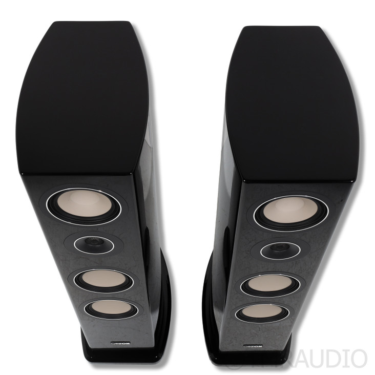 Canton Reference 8K Floorstanding Speakers; Piano Black Pair (Demo w/ Warranty)