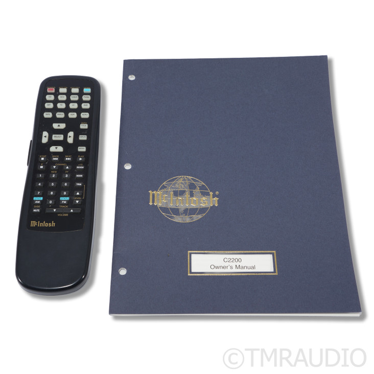 McIntosh C2200 Stereo Tube Preamplifier w/MM Phono Stage