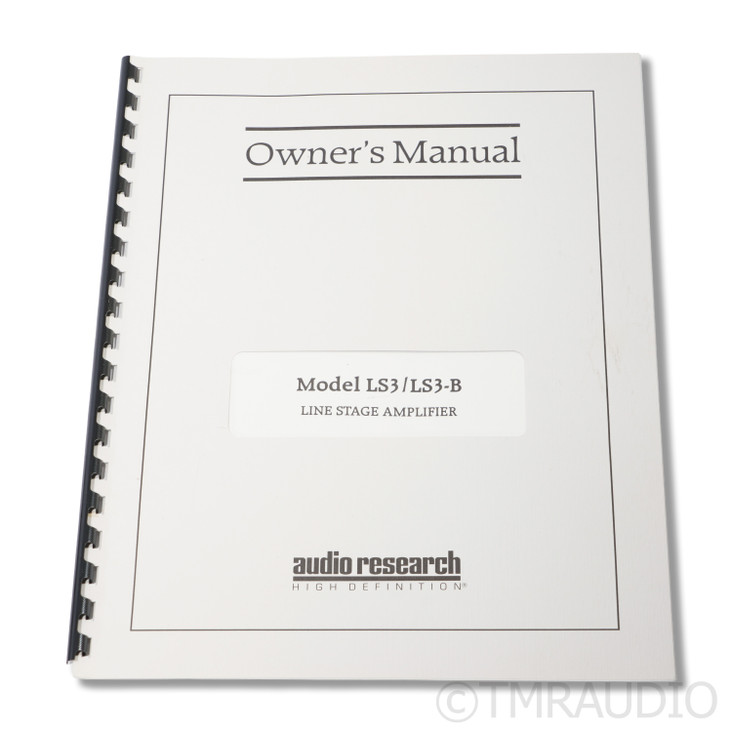 Audio Research LS3 Stereo Preamplifier