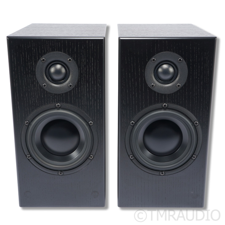 Totem Acoustic Bison Monitor Bookshelf Speakers; Black Ash Pair (Open Box)