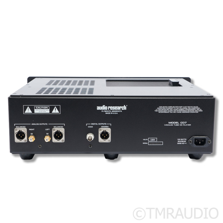 Audio Research Reference CD7 Tube CD Player; Black