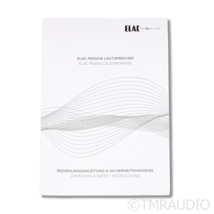 ELAC Vela FS407 Floorstanding Speakers; Black Pair