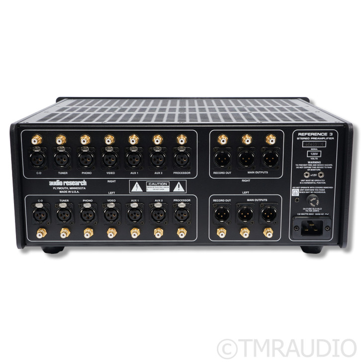 Audio Research Reference 3 Stereo Tube Preamplifier; Black
