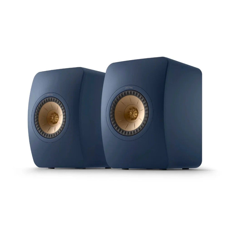 KEF LS50 Meta Bookshelf Speakers; Royal Blue Pair
