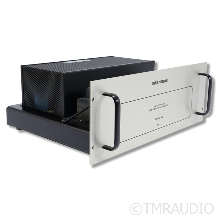 Audio Research D40 Stereo Tube Power Amplifier; Silver