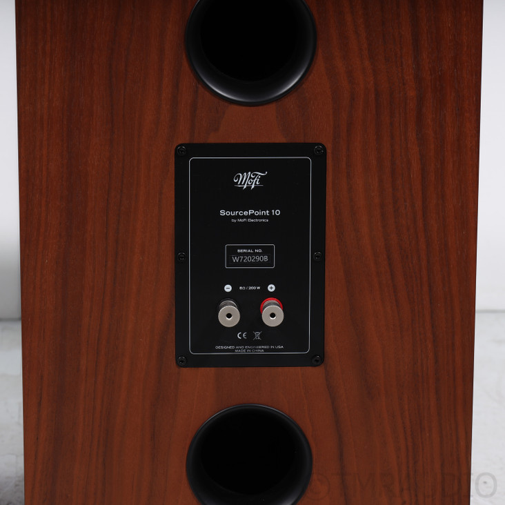 MoFi Electronics SourcePoint 10 Bookshelf Speakers; Walnut Pair (Open Box)