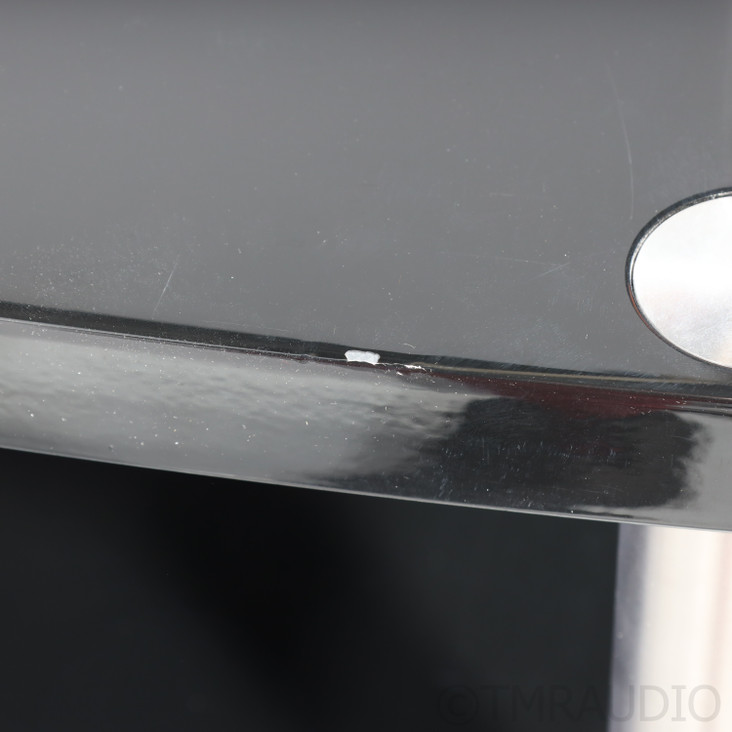 Solidsteel Hyperspike Three Shelf HF-3 Stand; Gloss Black