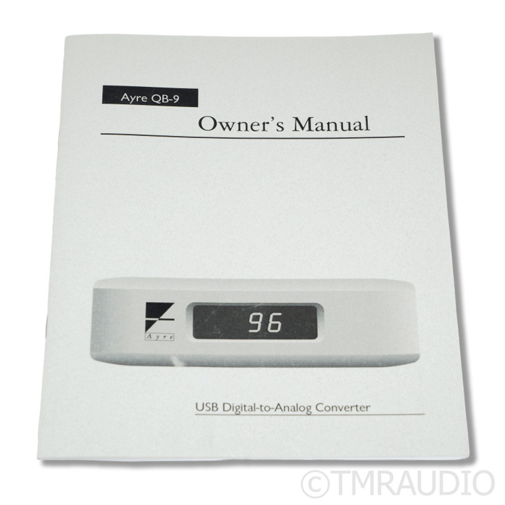 Ayre Acoustics QB-9 Twenty DAC