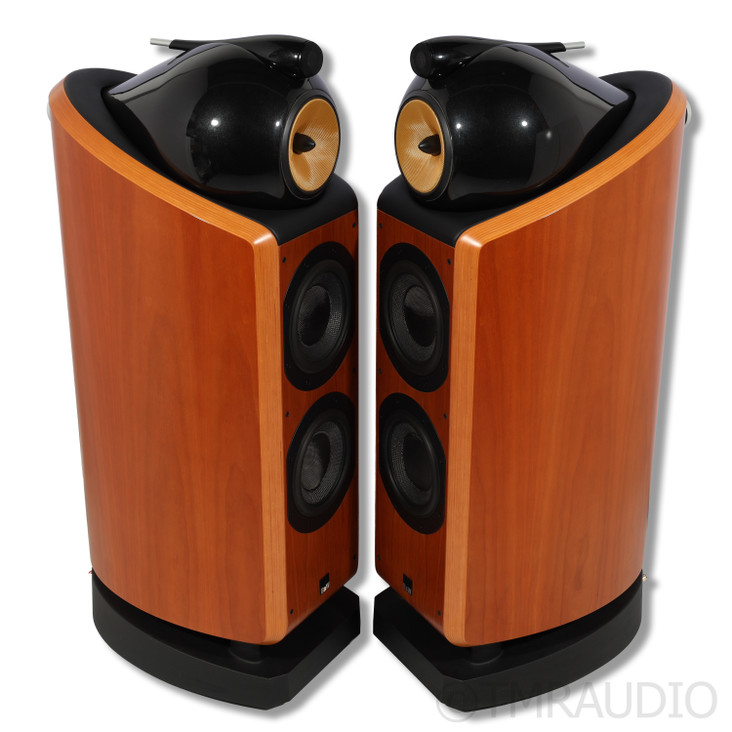 Bowers & Wilkins 802D Floorstanding Speaker w/Gaia I Footers; Cherry Pair