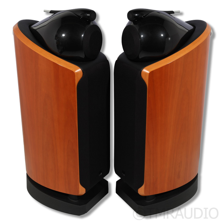 Bowers & Wilkins 802D Floorstanding Speaker w/Gaia I Footers; Cherry Pair