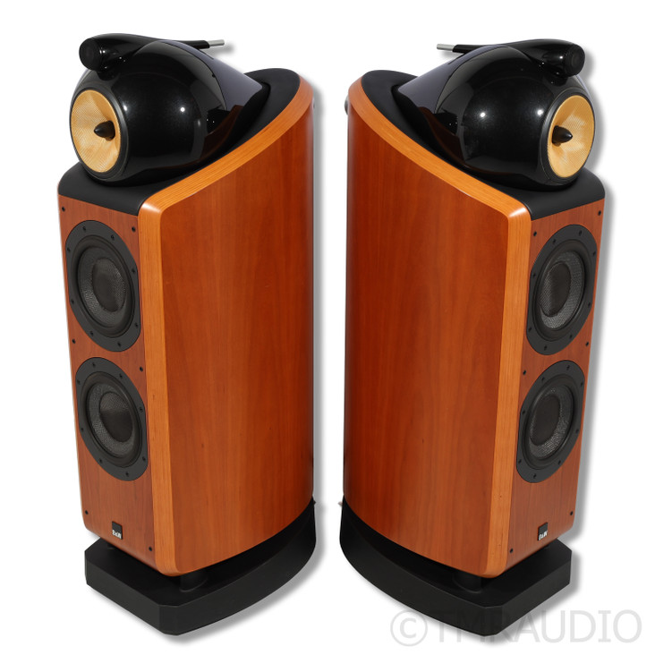 Bowers & Wilkins 802D Floorstanding Speaker w/Gaia I Footers; Cherry Pair