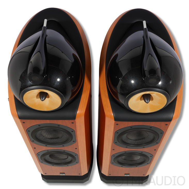 Bowers & Wilkins 802D Floorstanding Speaker w/Gaia I Footers; Cherry Pair