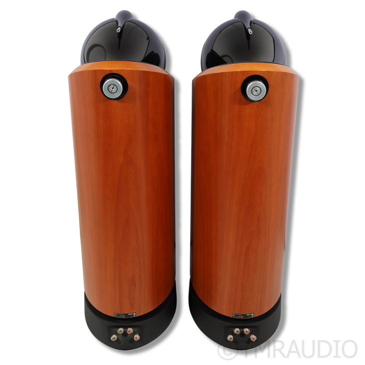 Bowers & Wilkins 802D Floorstanding Speaker w/Gaia I Footers; Cherry Pair