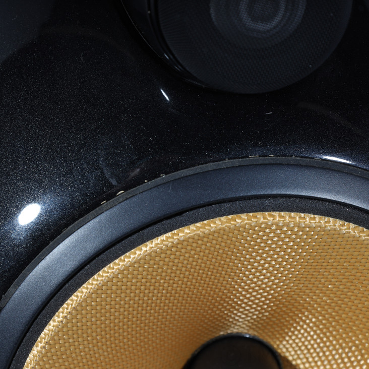 Bowers & Wilkins 802D Floorstanding Speaker w/Gaia I Footers; Cherry Pair