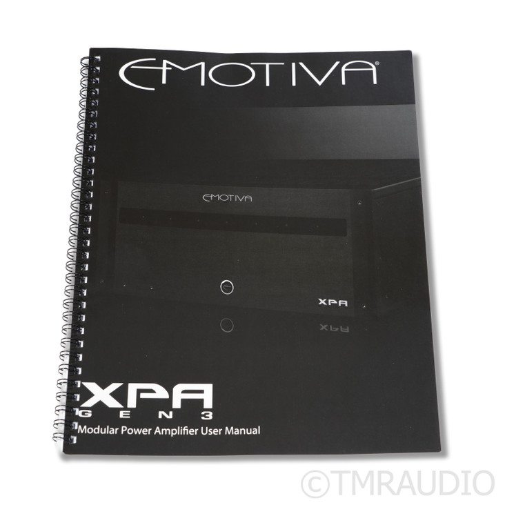 Emotiva XPA-DR3 Three Channel Power Amplifier