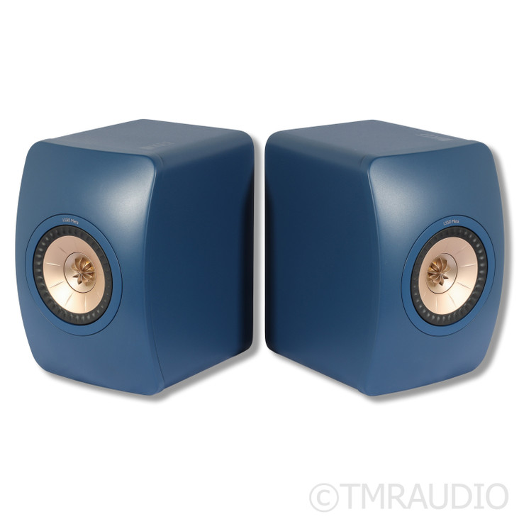 KEF LS50 Meta Bookshelf Speakers; Royal Blue Pair