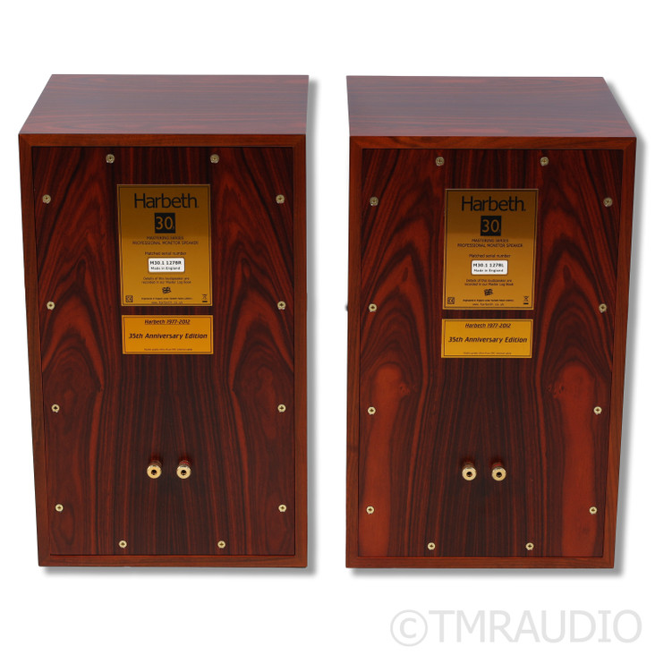 Harbeth 30.1 Bookshelf Speakers; Rosewood Pair (1/1)