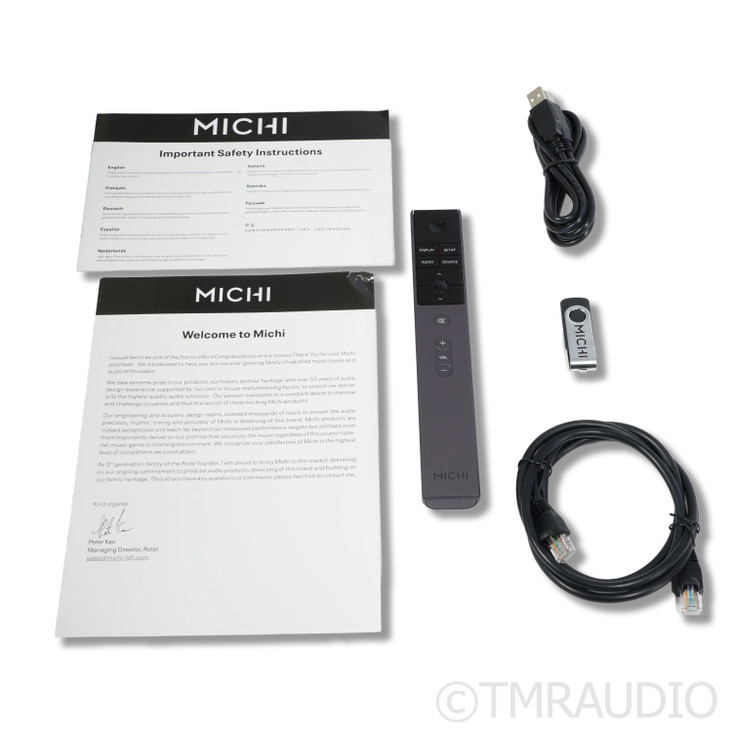 Michi X3 Series 1 Stereo Integrated Amplifier; MM Phono