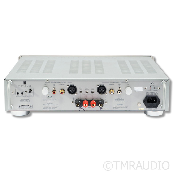Parasound Halo A23 Stereo Power Amplifier; Silver
