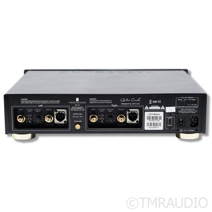 Parasound Halo JC3+ MM & MC Phono Preamplifier; Black