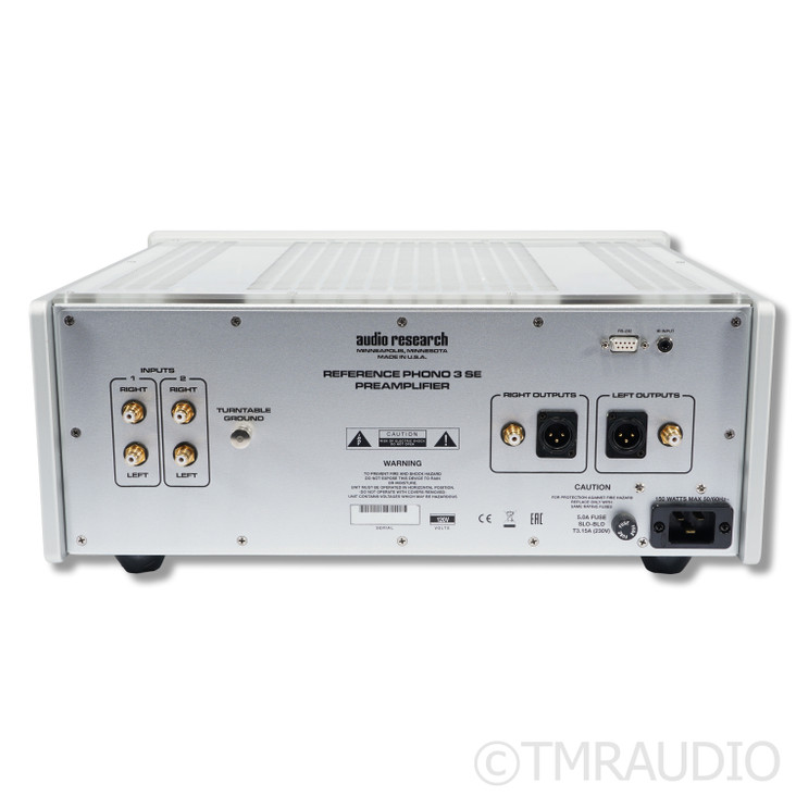 Audio Research Reference Phono 3SE Tube Phono Preamplifier; MM & MC Phono