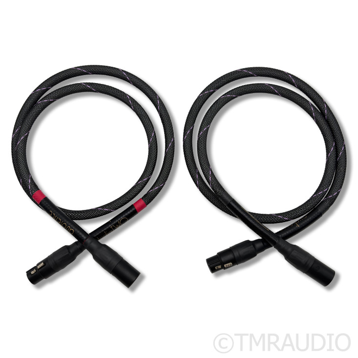 Audience Studio TWO XLR Cables; 1m Pair Balanced Interconnects 