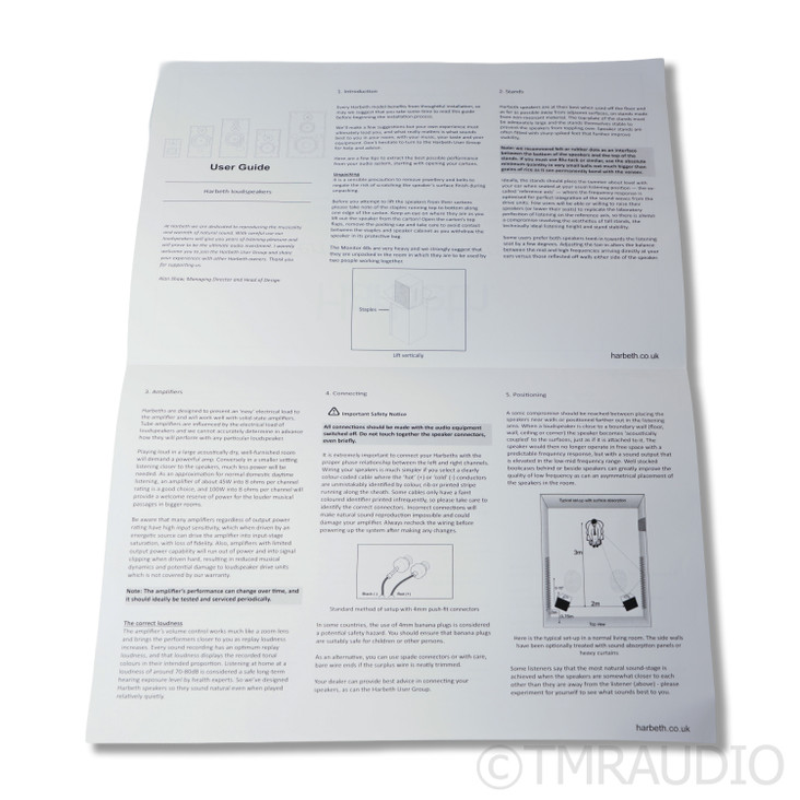 Harbeth P3ESR XD2 Bookshelf Speakers, Black Pair (Open Box)