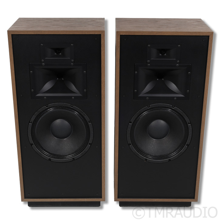 Klipsch Forte IV Floorstanding Speakers; Distressed Oak Pair