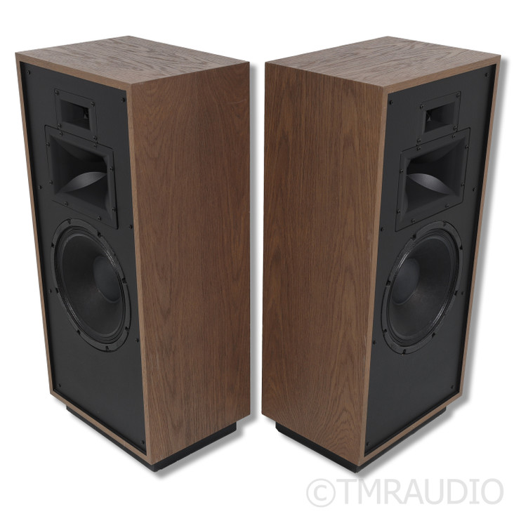 Klipsch Forte IV Floorstanding Speakers; Distressed Oak Pair