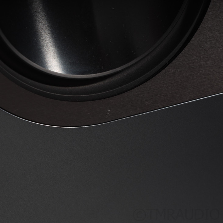 Kii Three Bookshelf Speakers; Dark Gray Pair with Stands and Kii Control Module