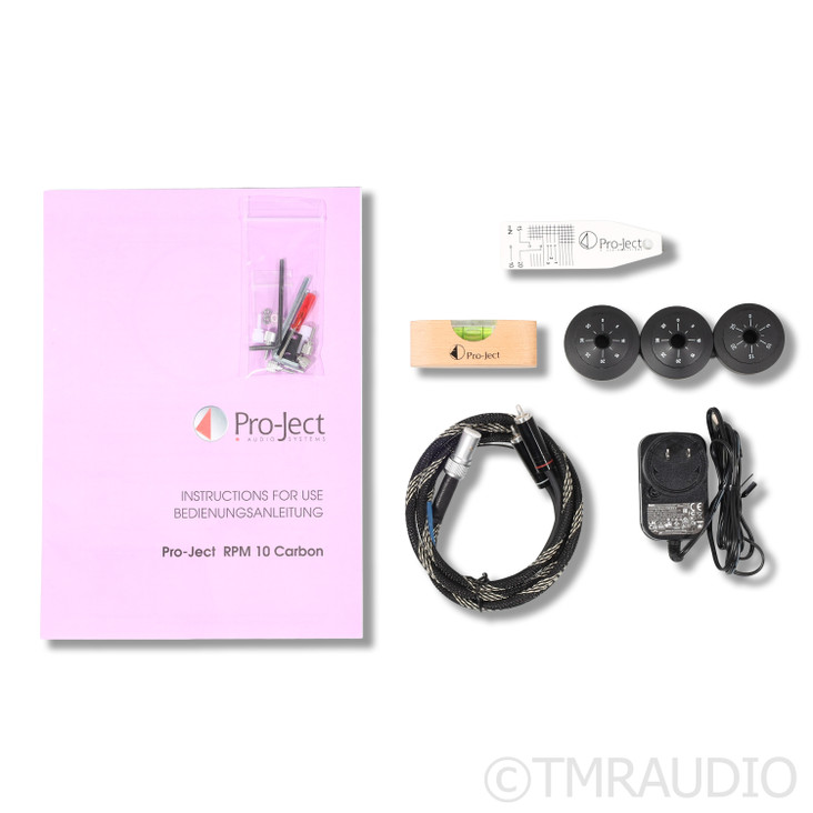 Pro-Ject RPM 10 Carbon Belt Drive Turntable; Stradivarius V2 MC Cartridge