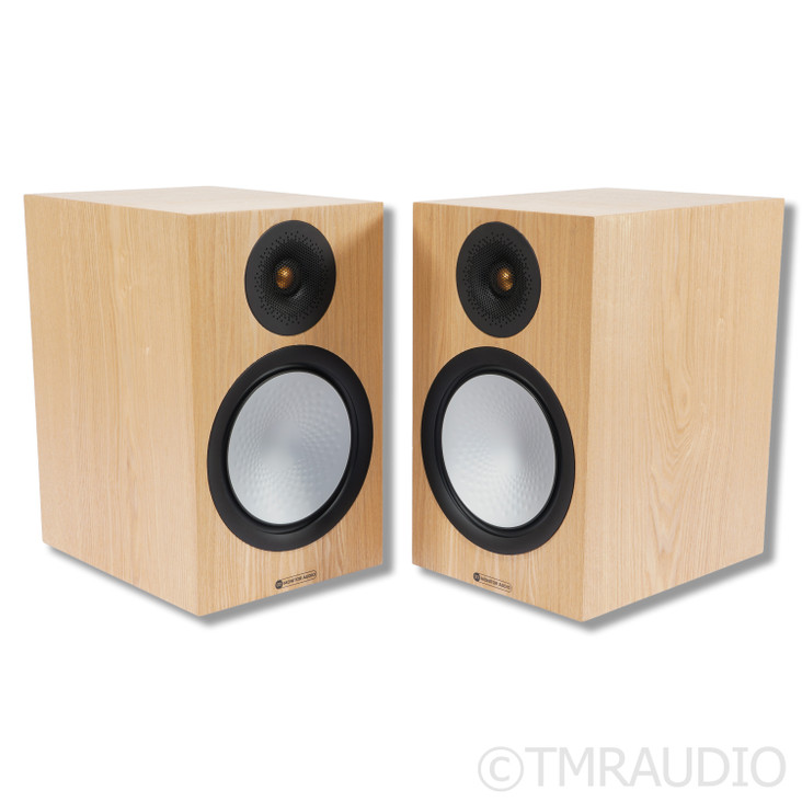 Monitor Audio Silver 100 7G Bookshelf Speakers; Ash Pair
