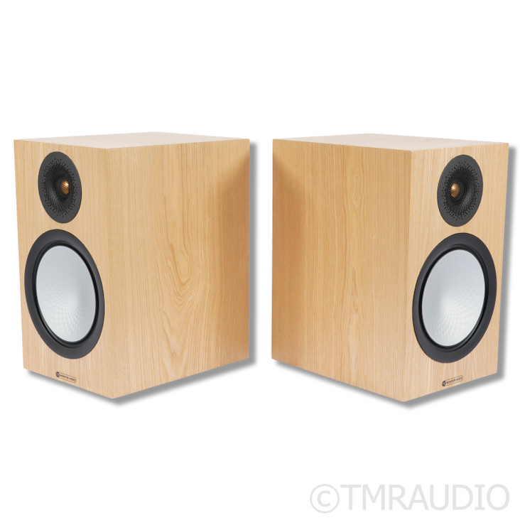 Monitor Audio Silver 100 7G Bookshelf Speakers; Ash Pair