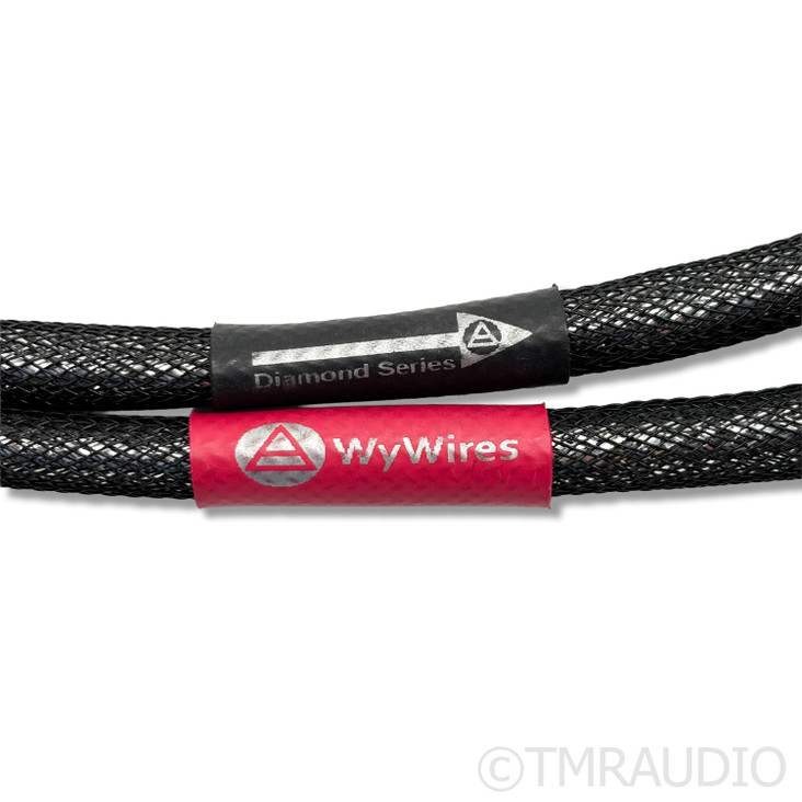 WyWires Diamond Series RCA Phono Cable; 1m Tonearm Interconnect