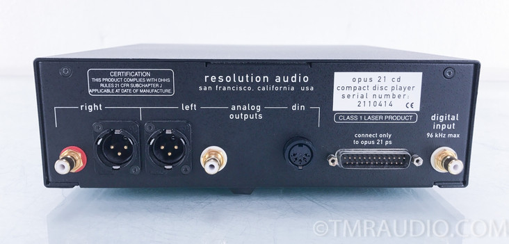 Resolution Audio Opus 21 CD Player