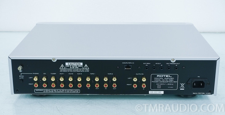 Rotel RC-1580 Stereo Preamplifier; MM MC Phono; Remote