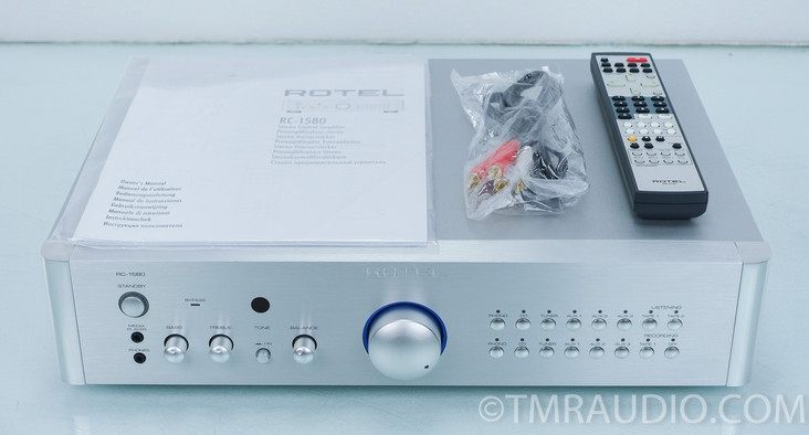 Rotel RC-1580 Stereo Preamplifier; MM MC Phono; Remote
