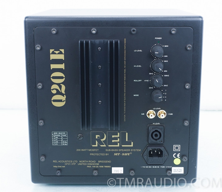 REL Q201E Powered Subwoofer; Q201
