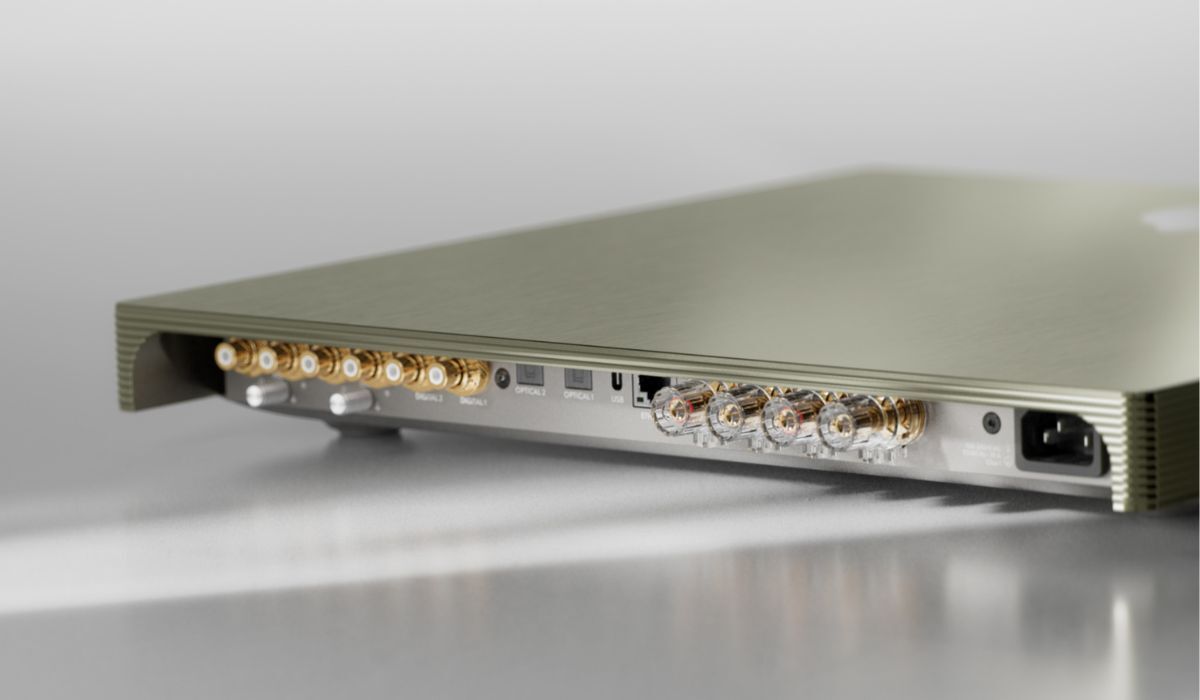 Devialet Astra Streaming All-In-One Amplifier, rear panel, inputs and outputs