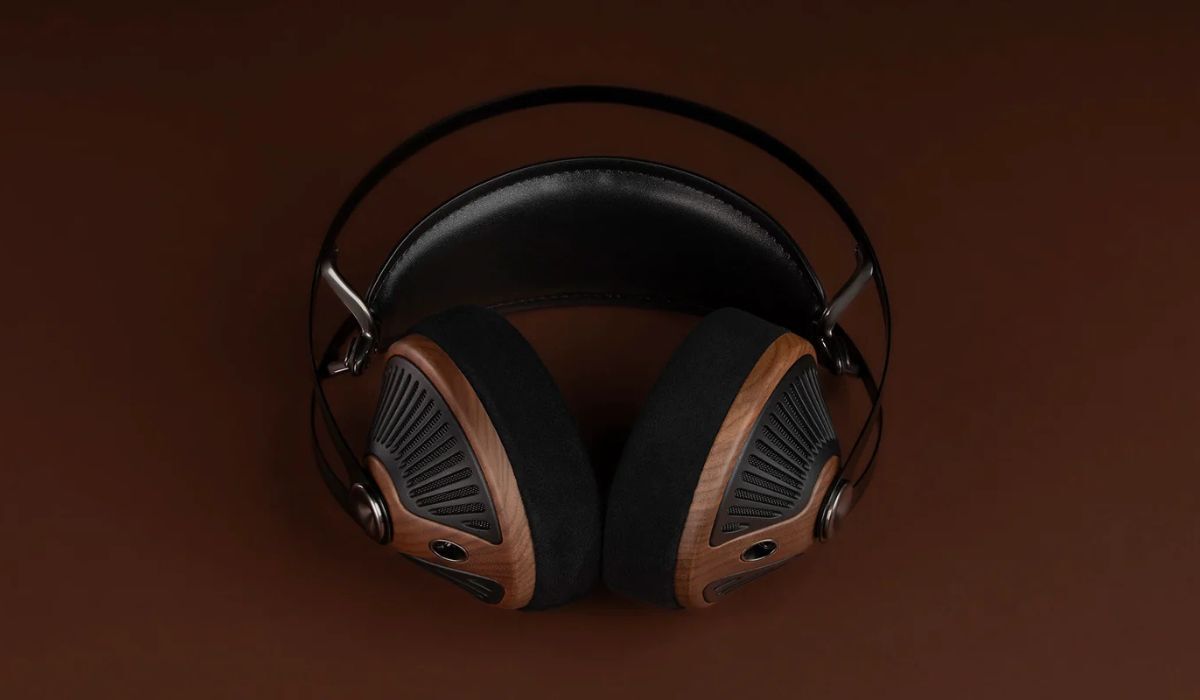 Meze 105 Silva Open-Back Headphones hero shot showcasing elegant design