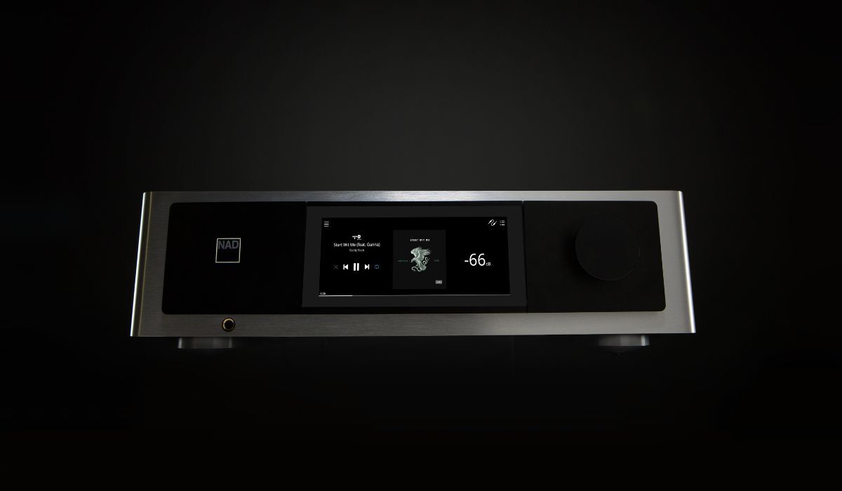 NAD M33 V2 BluOS Streaming Integrated Amplifier hero shot