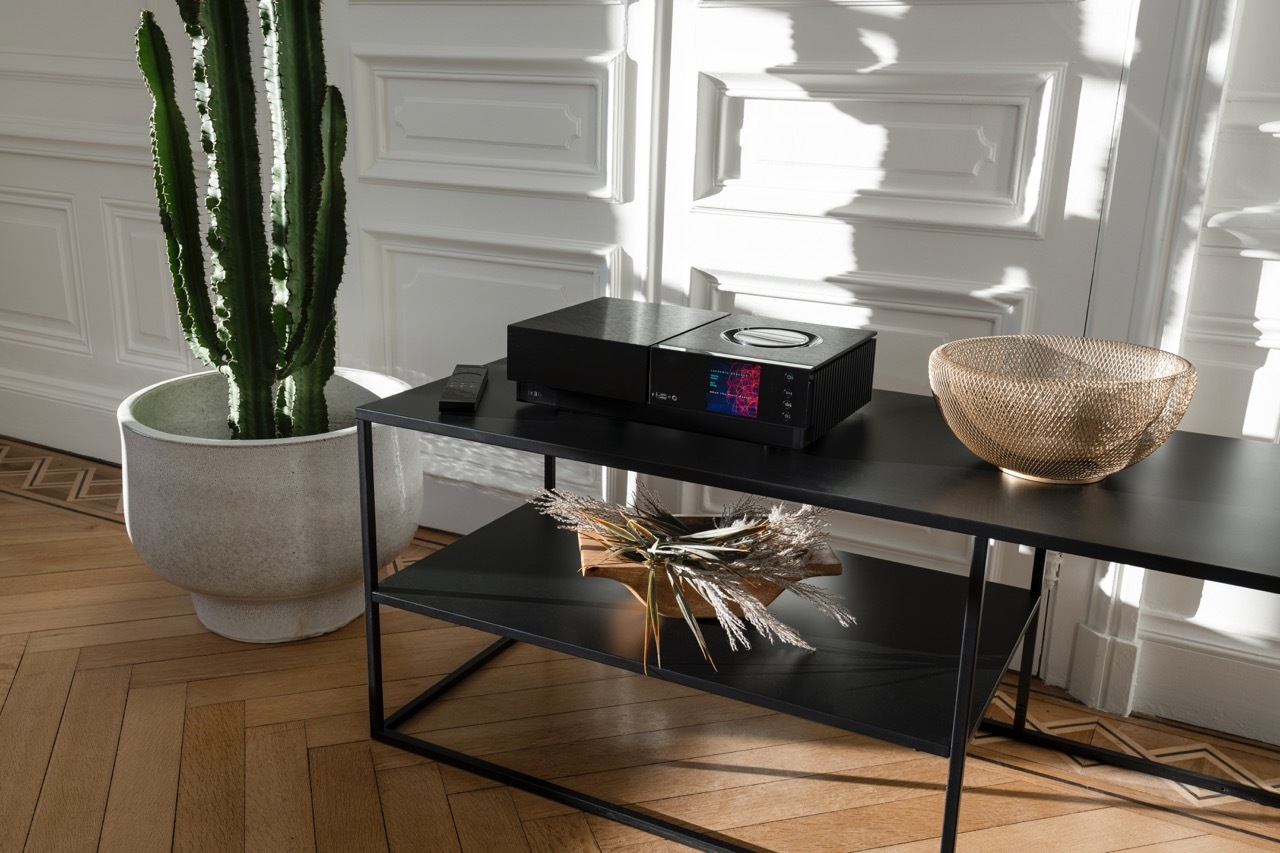 Naim Uniti Nova Power Edition All-In-One Player, in living room  
