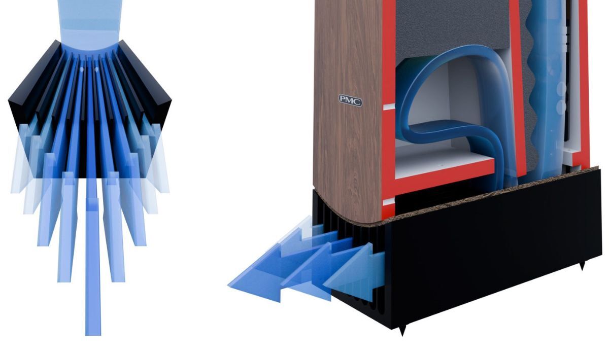 PMC prophecy9 Floorstanding Speakers, laminair port diagram