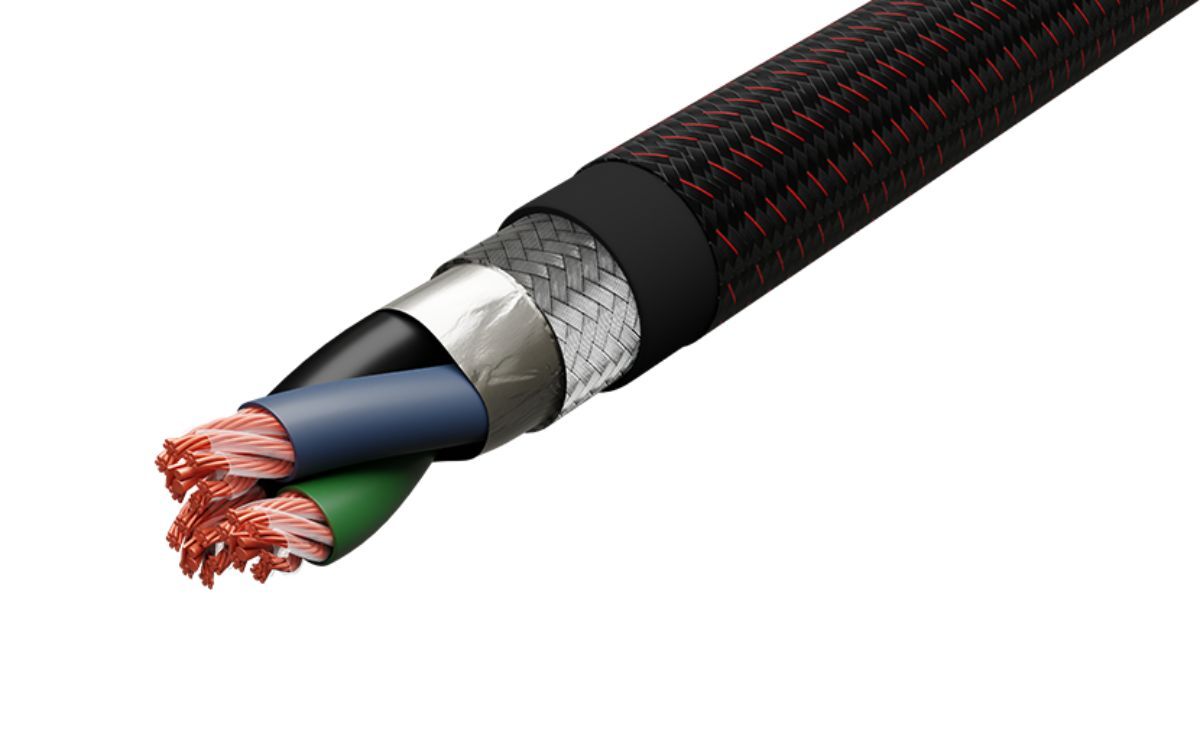 Clarus Crimson MkII Source Power Cable cross section, internal geometry